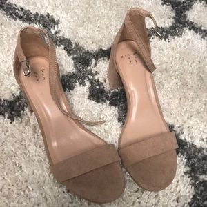 A New Day Tan Block Heels